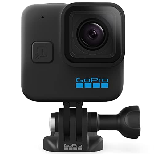 GoPro HERO11 Mini - Cámara de acción compacta Impermeable con Video Ultra HD de 5.3K60, grabaciones de fotogramas de 24.7 MP, Sensor de Imagen de 1/1.9 Pulgadas, transmisión en Vivo, estabilización